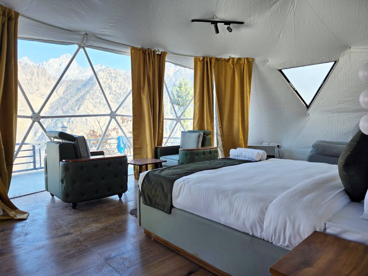 glamping domes in auli